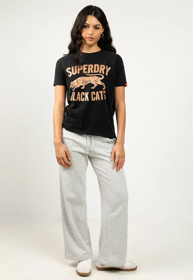 Футболка свободного кроя Varsity, Embellish Superdry, черный — фото 4