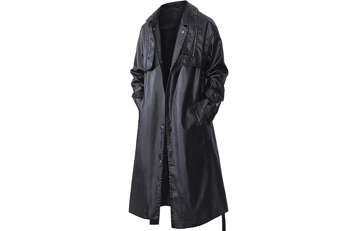 

LOOX! Тренч унисекс, Black (PU Leather)