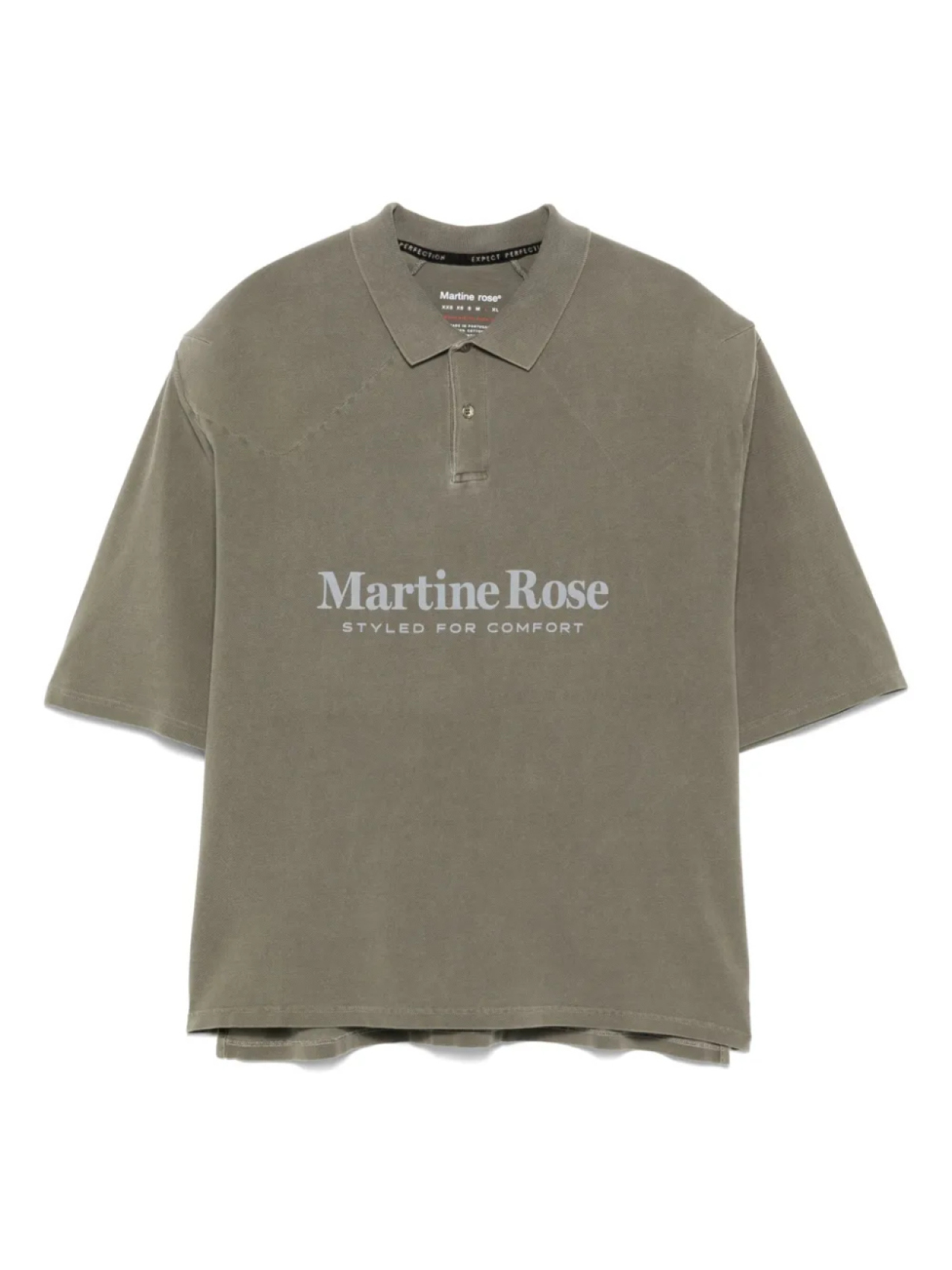 

Рубашка поло с логотипом Martine Rose, зеленый