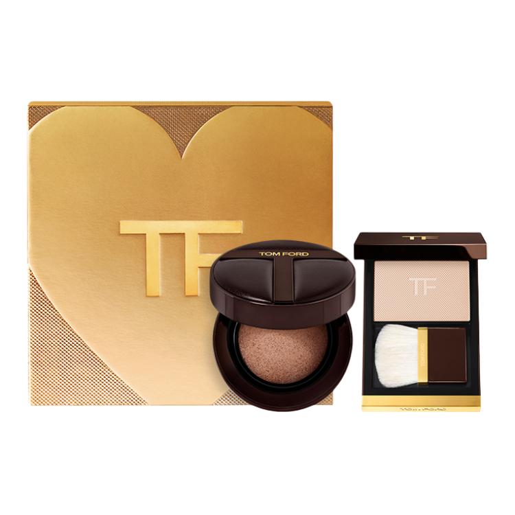 

Пудра для макияжа TF Air Cushion Soft Focus с эффектом мягкого фокуса, легко растушевывается, хорошо держится, 12г+9г TOM FORD