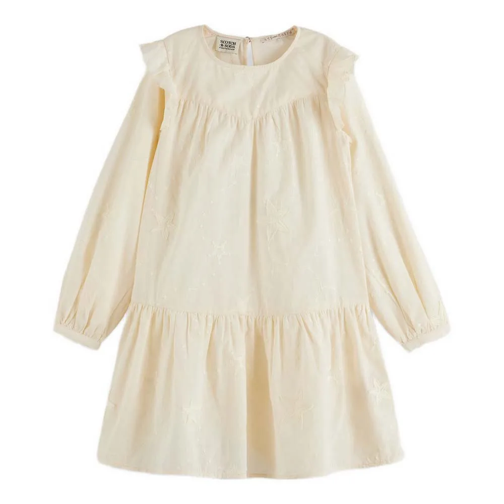 

Платье с длинными рукавами Scotch & Soda 182020, бежевый