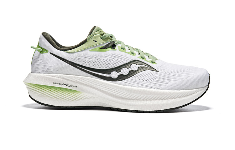 Кроссовки saucony Triumph 21 мужские, Белый/Зеленый — фото 2