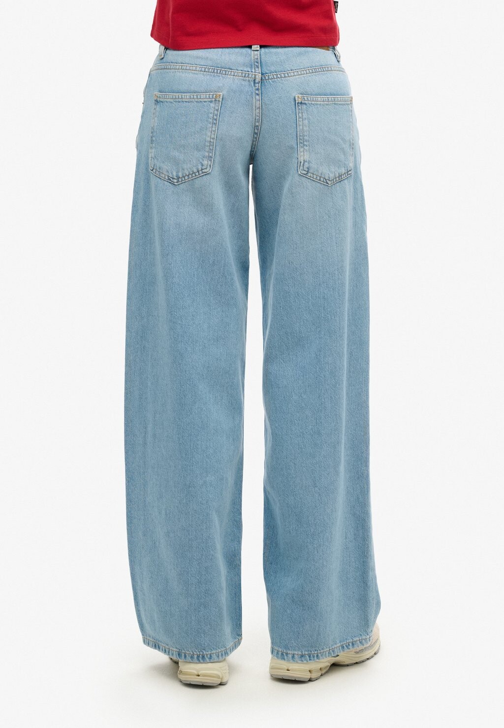

Расклешенные джинсы MID RISE BAGGY Superdry, светло-голубой