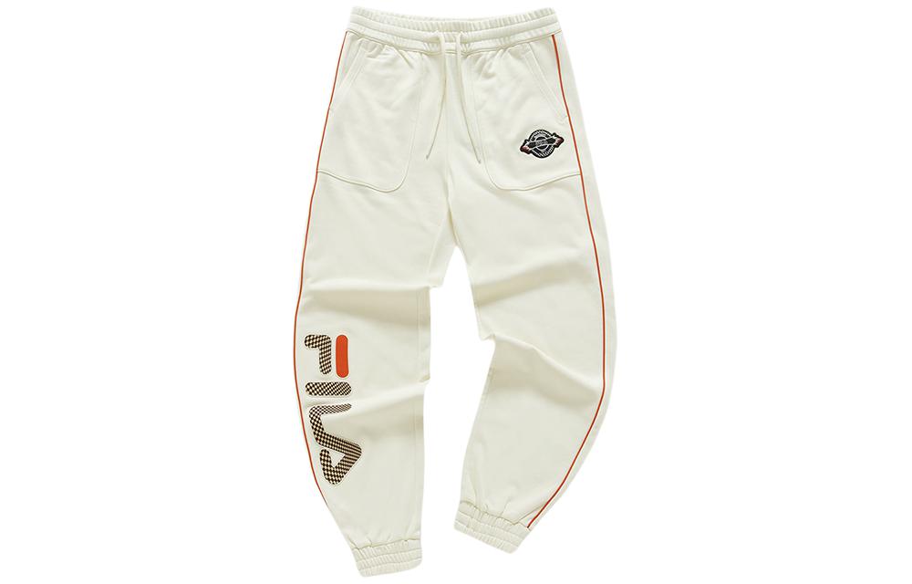 

FILA FUSION FACETASM Вязаные спортивные штаны женские сыр белый