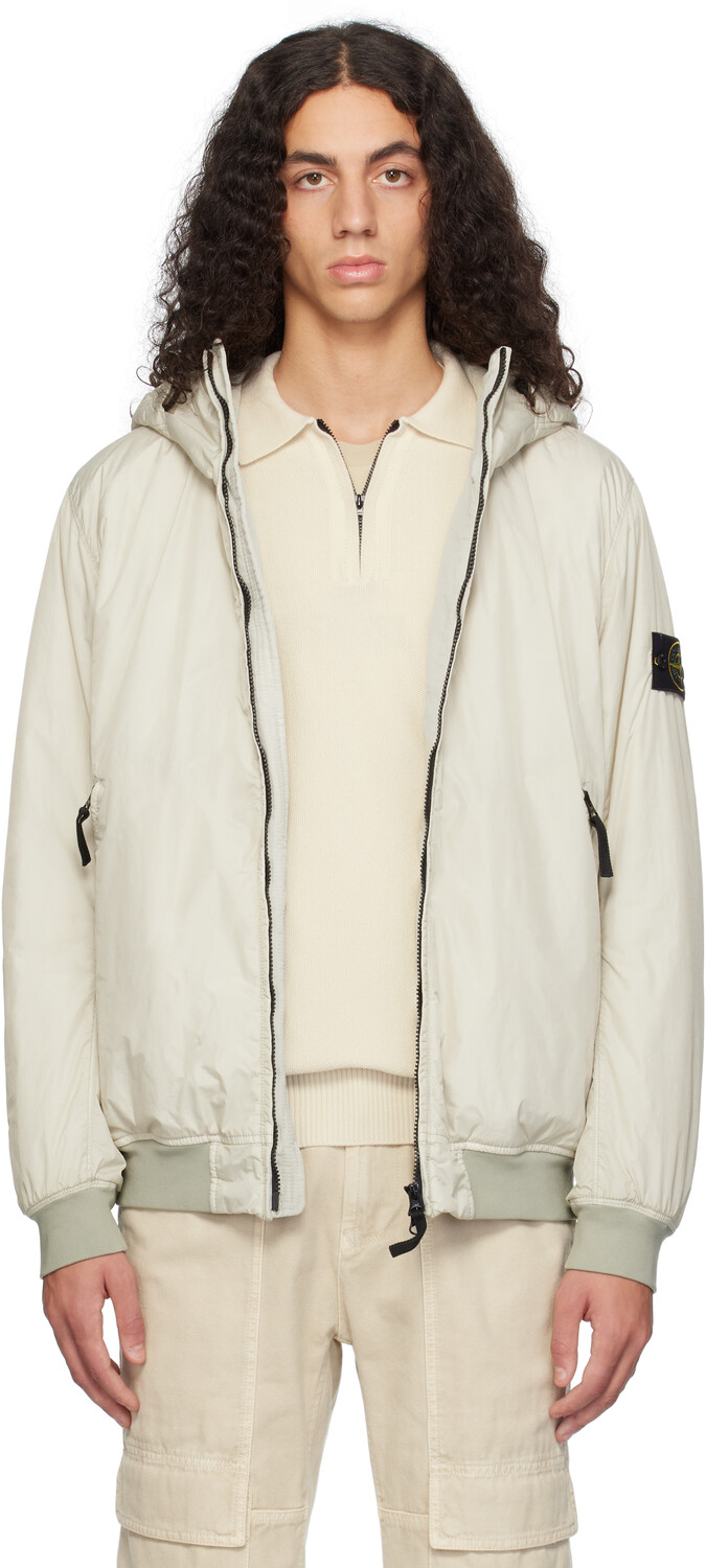 

Бежевая куртка 40823 Crinkle Reps R-NY Stone Island