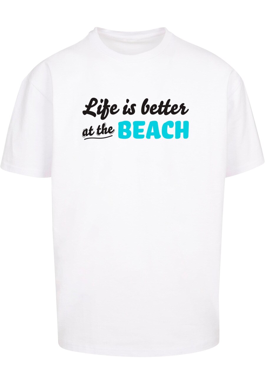 

Рубашка Merchcode Summer - Life Is Better At The Beach, белый