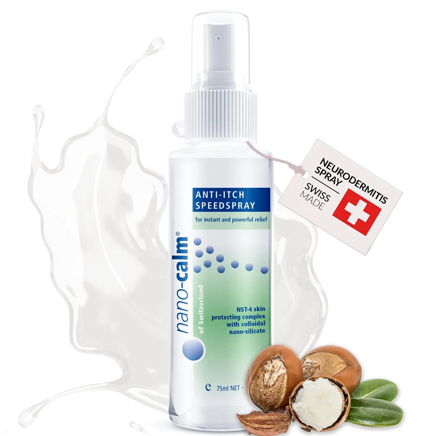 Спрей Medskina Neurodermatitis Spray от псориаза и сухости кожи, 75 мл Medskina Swiss Cosmeceuticals, Cream Spray