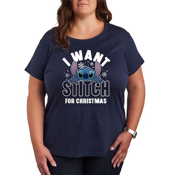 

Футболка Lilo and Stitch plus size с принтом "A Stitch for Christmas" Disney