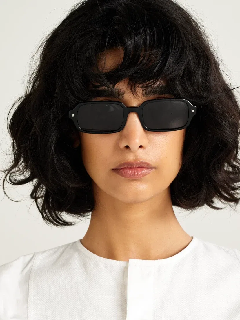 Солнцезащитные очки DiorPacific S3I в прямоугольной оправе из ацетата DIOR EYEWEAR, черный — фото 2