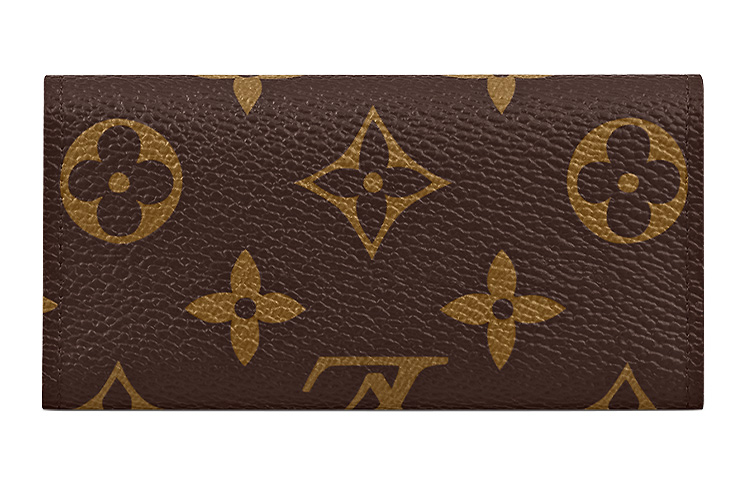 LOUIS VUITTON Ключница на 4 ключа из лакированного холста с кожаной вставкой Regular Women's Brown — фото 3