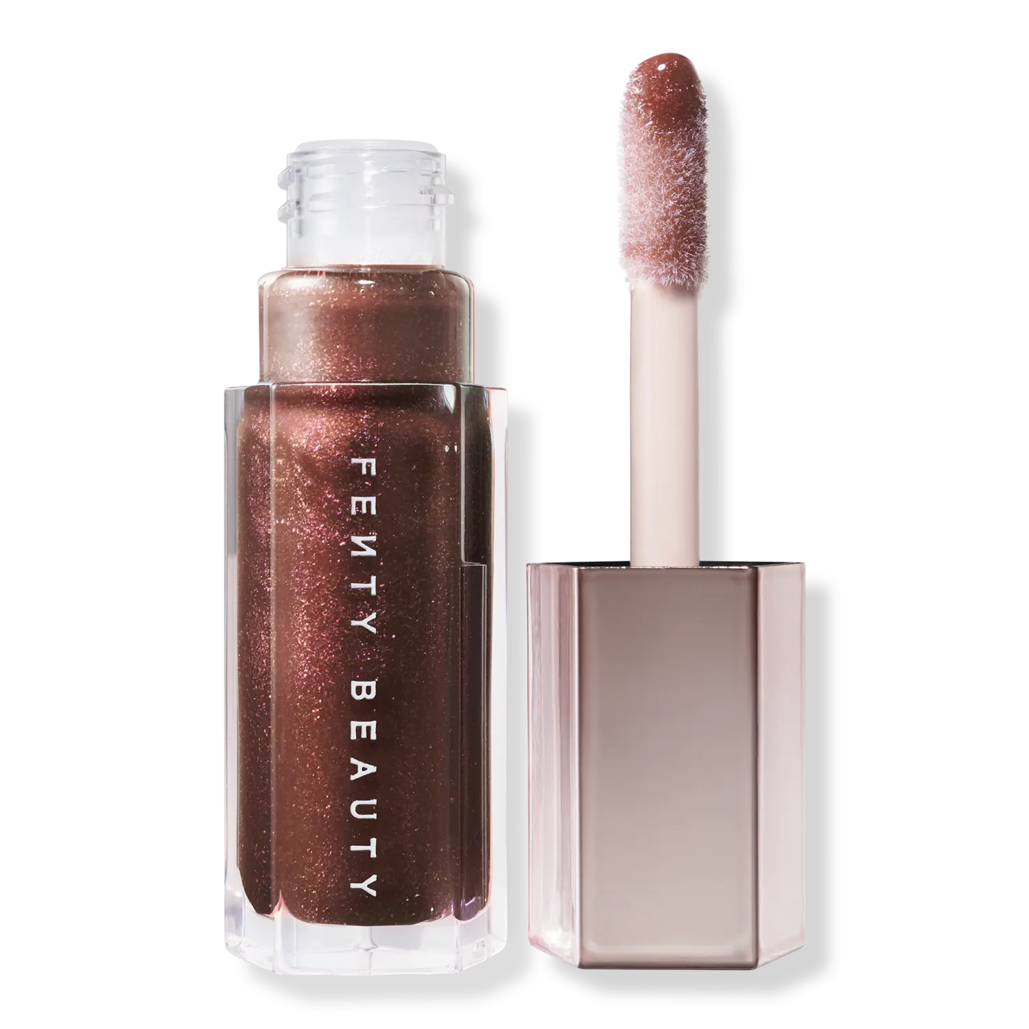 

Блеск для губ Gloss Bomb Universal Lip Luminizer FENTY BEAUTY by Rihanna, Hot Chocolit (shimmering rich brown)