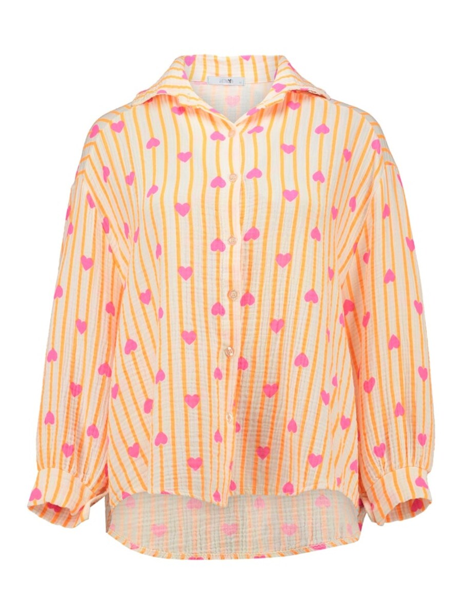 

Блуза Hailys Le44ony, Orange/Pastel orange