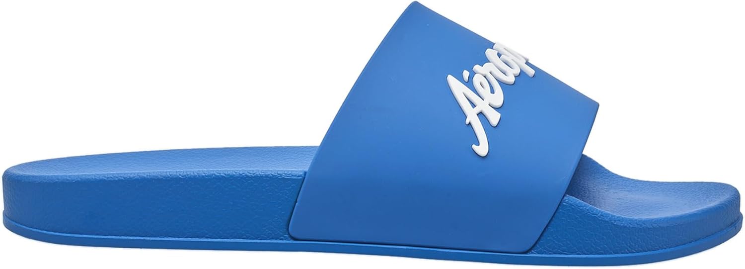 Мужские сланцы AEROPOSTALE - удобная обувь на каждый день для бассейна, пляжа и повседневной носки, синий — фото 2