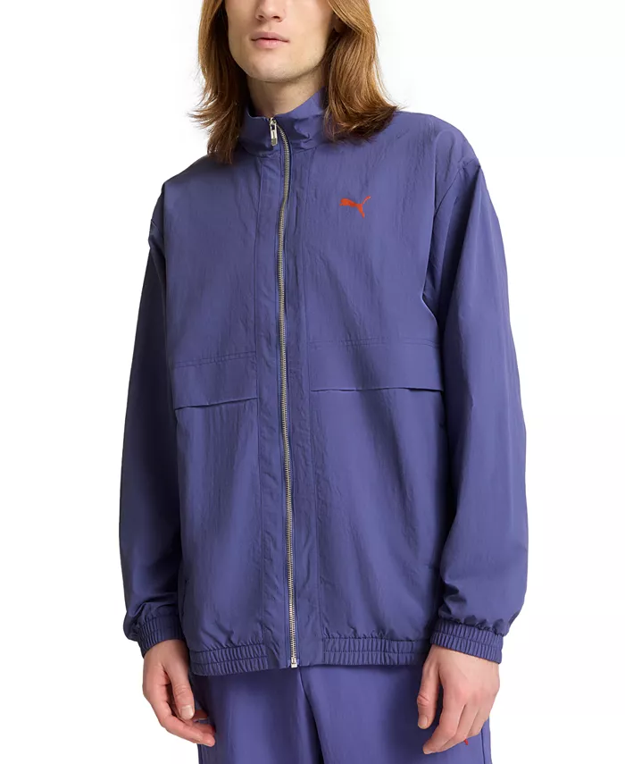 

Мужская ветровка прямого кроя с молнией по всей длине Puma, синий