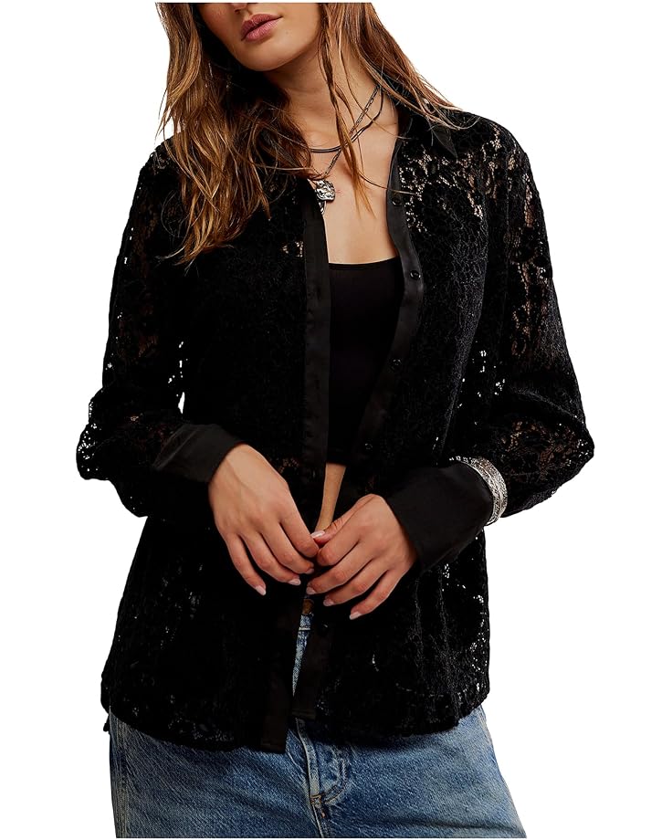 

Женская блуза Free People Faith Buttondown, Black