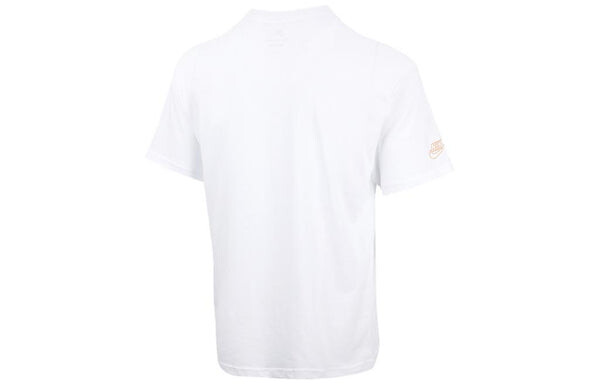 Футболка Men's Nike Cartoon Pattern Printing Round Neck Short Sleeve White T-Shirt, белый — фото 2
