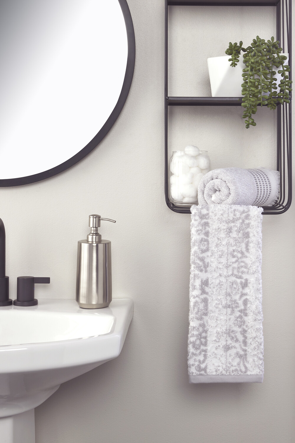 

Набор полотенец для рук Lincoln Park Grey, 2 штуки