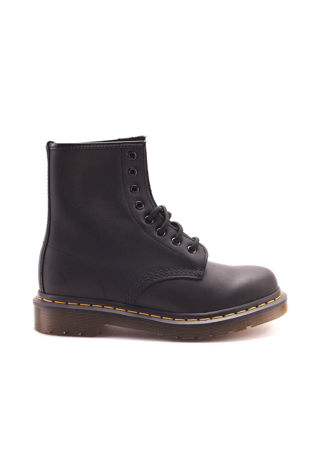 

Ботильоны - Черный - На плоской подошве Dr. Martens, черный