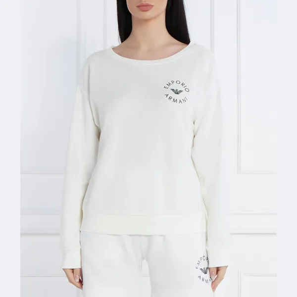 

Толстовка обычного кроя Emporio Armani, белый