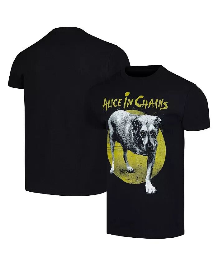 

Мужская черная футболка с изображением собаки Alice in Chains Manhead Merch