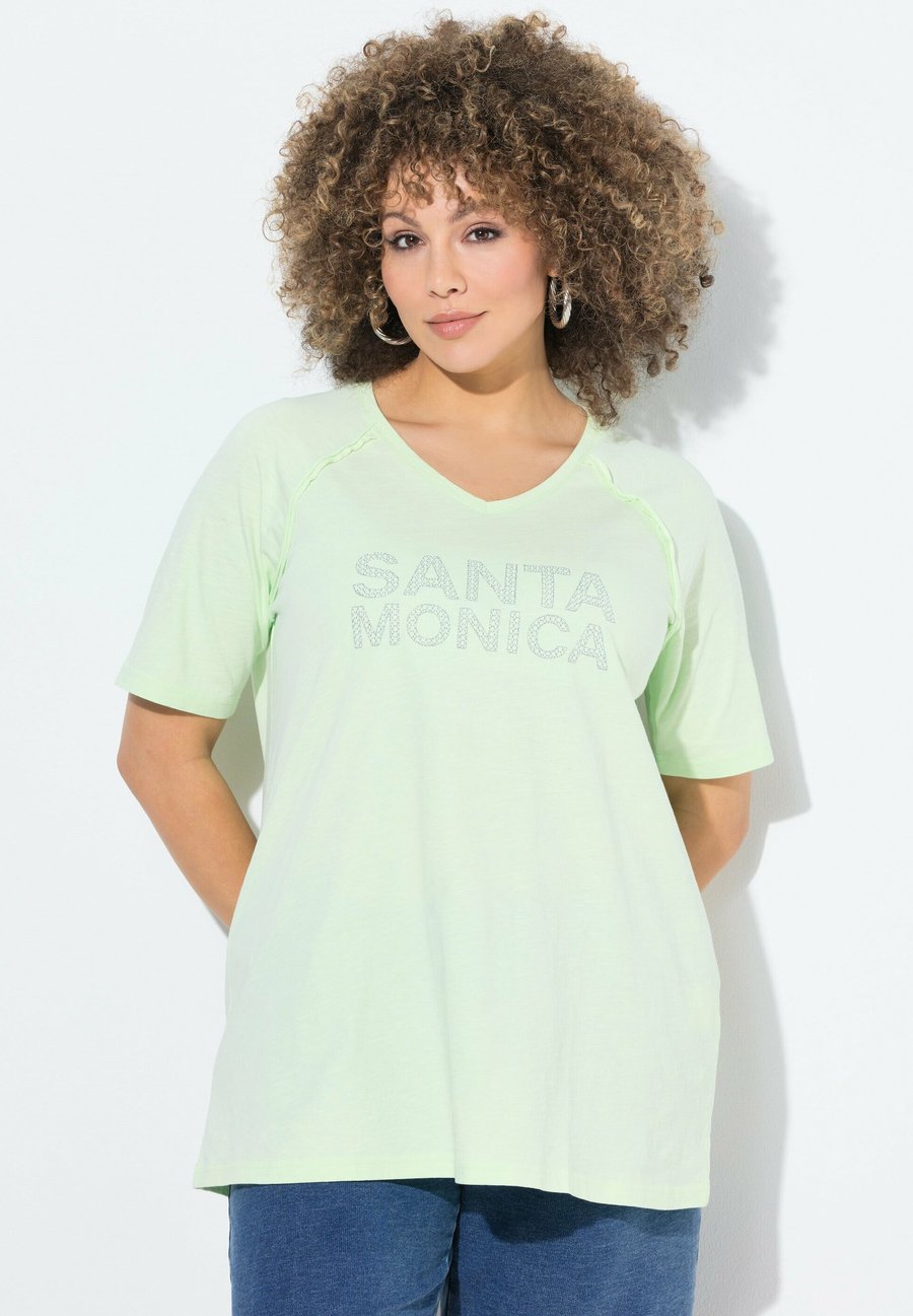 

Футболка Ulla Popken SANTA MONICA SHORT SLEEVE, Calce Chiara/Light Green, Зеленый, Футболка Ulla Popken SANTA MONICA SHORT SLEEVE, Calce Chiara/Light Green