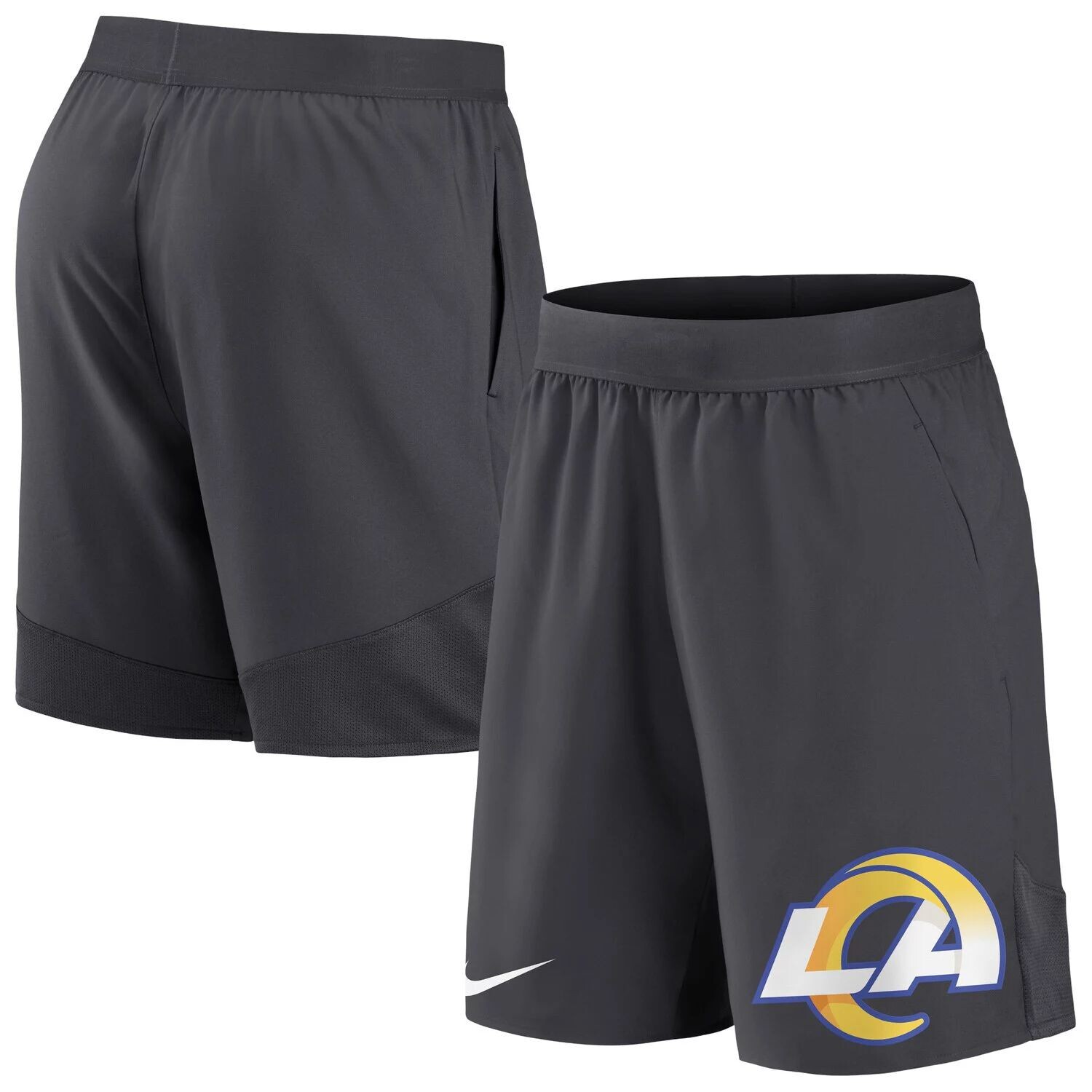 

Мужские эластичные шорты Los Angeles Rams антрацитового цвета Nike