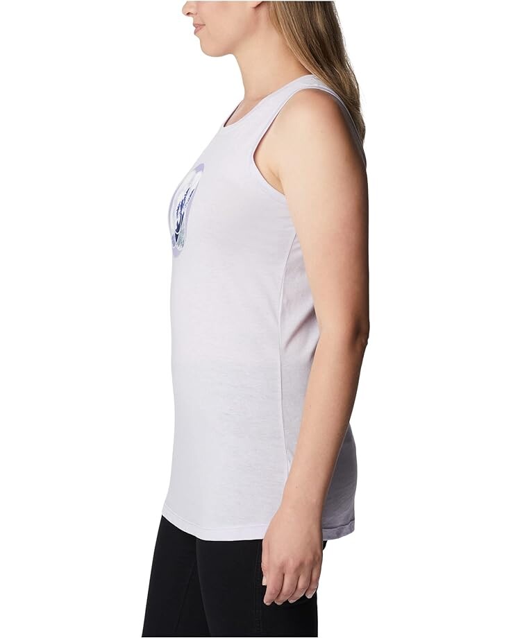 

Топ Columbia Bluff Mesa Tank Top, цвет Purple Tint Heather/Meditation Isle Graphic
