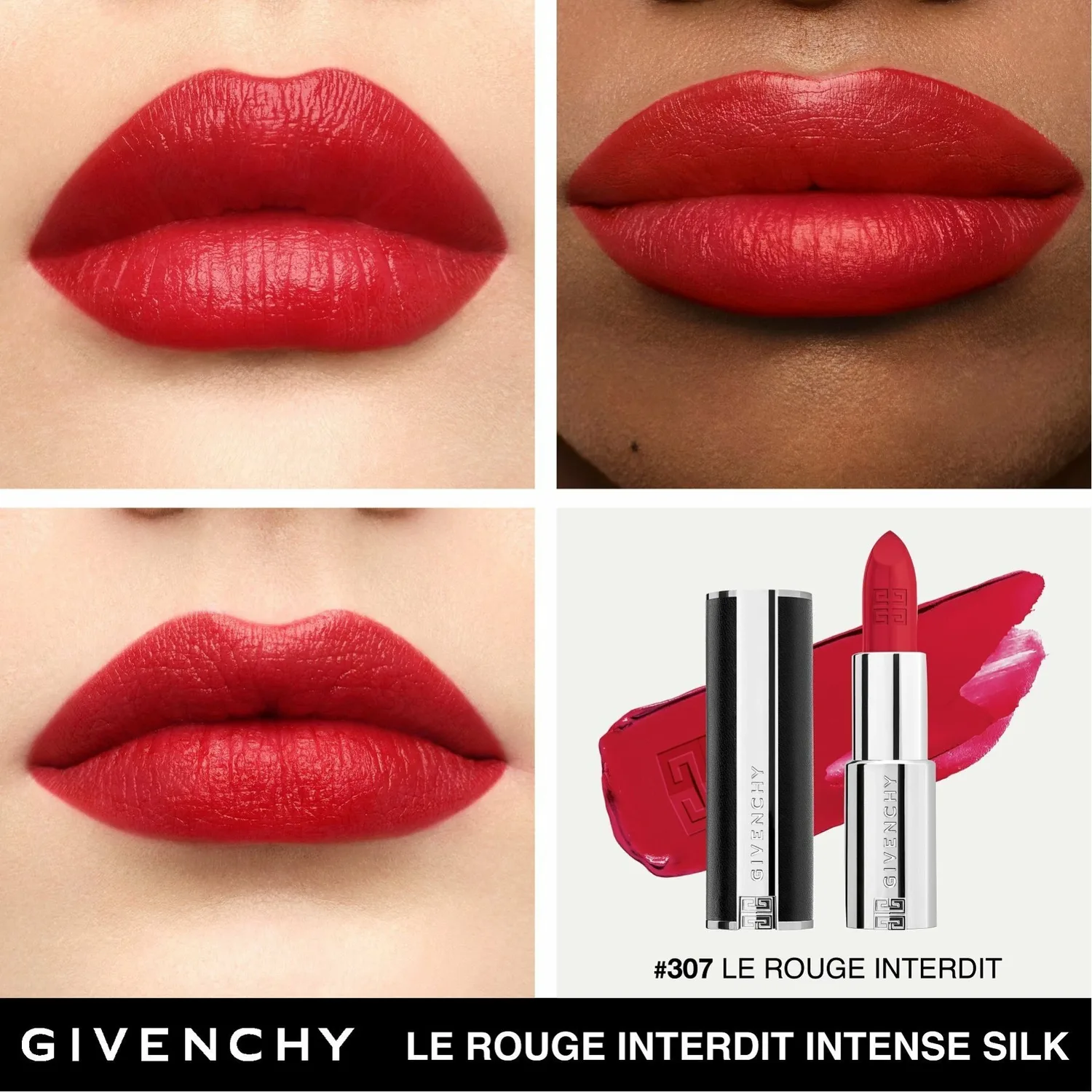 Блеск для губ Rouge Interdit Silky Givenchy Beauty, No. 307 Grenat Initié — фото 2