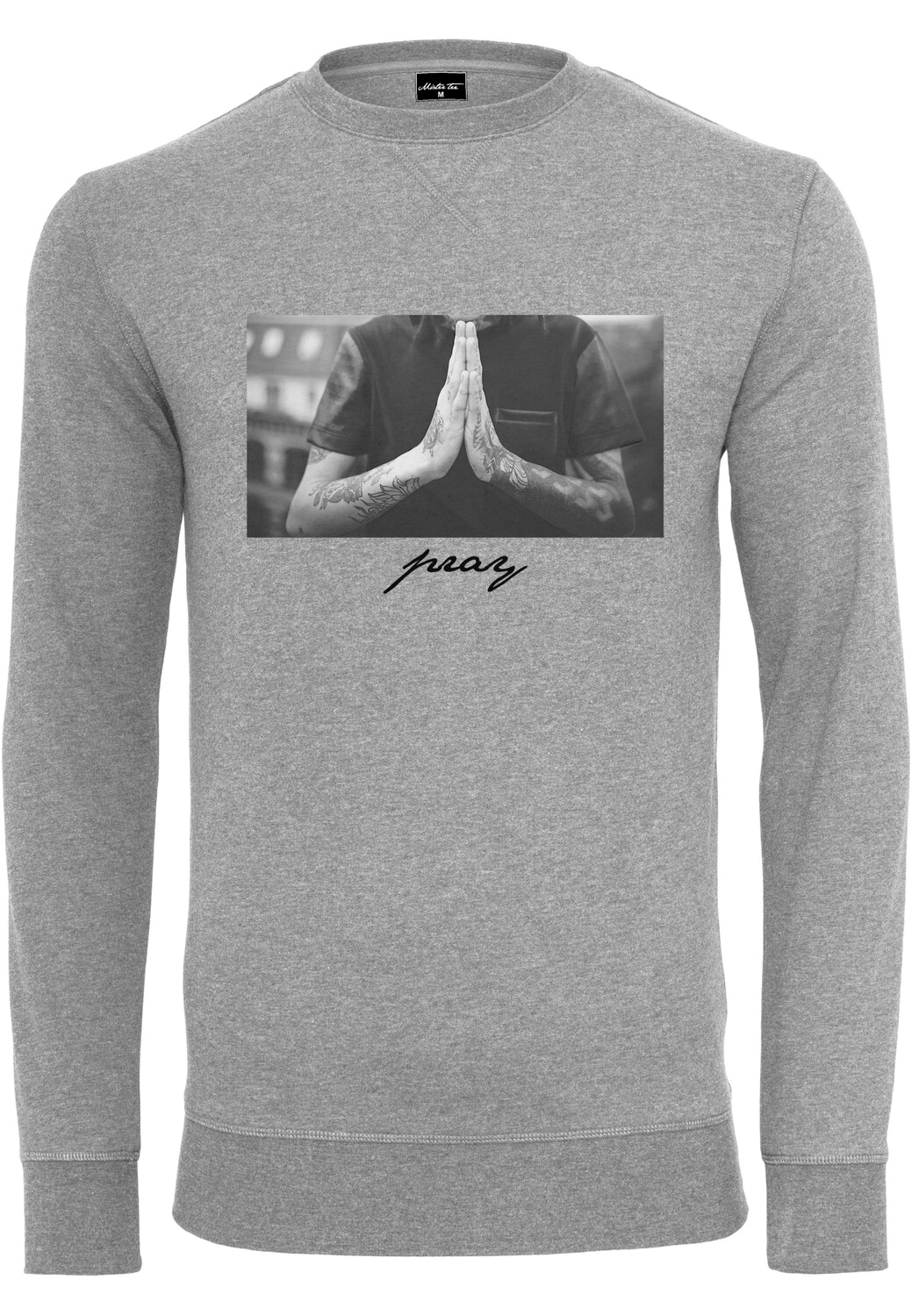 

Толстовка Mister Tee Crewneck Sweater, серый
