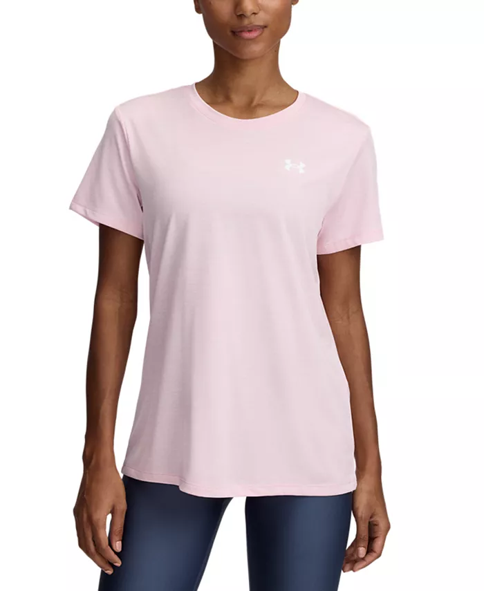 

Женский топ с коротким рукавом Tech Twist Under Armour, красный