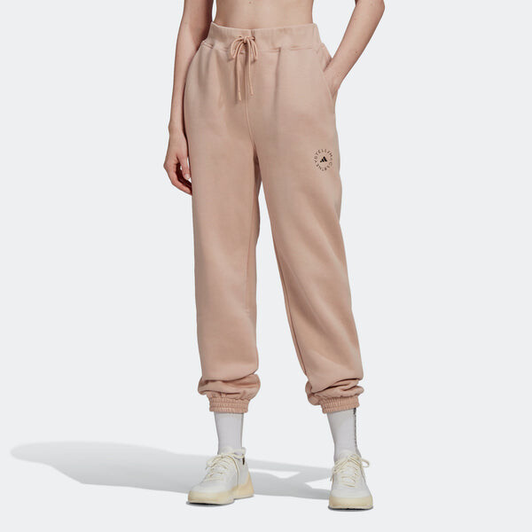 Брюки by stella mccartney agent of kindness loose fit sweat pants 'beige' Adidas, бежевый — фото 2