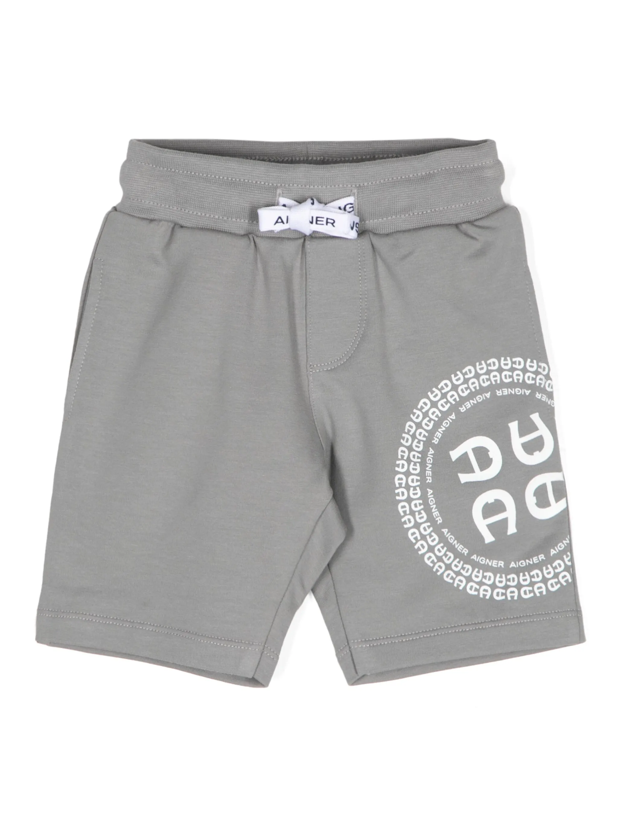 

Шорты-бермуды с принтом Aigner Kids, серый