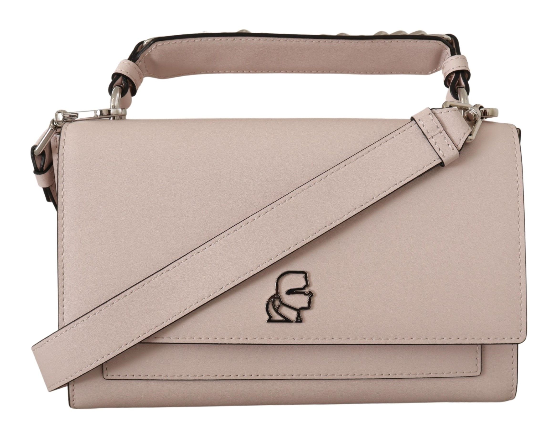 

Кожаная сумка через плечо Mauve Elegance Karl Lagerfeld, розовый