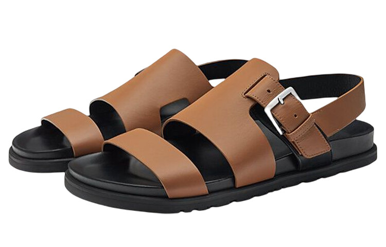 

Сандалии мужские Hermès Corentin Slide, коричневый
