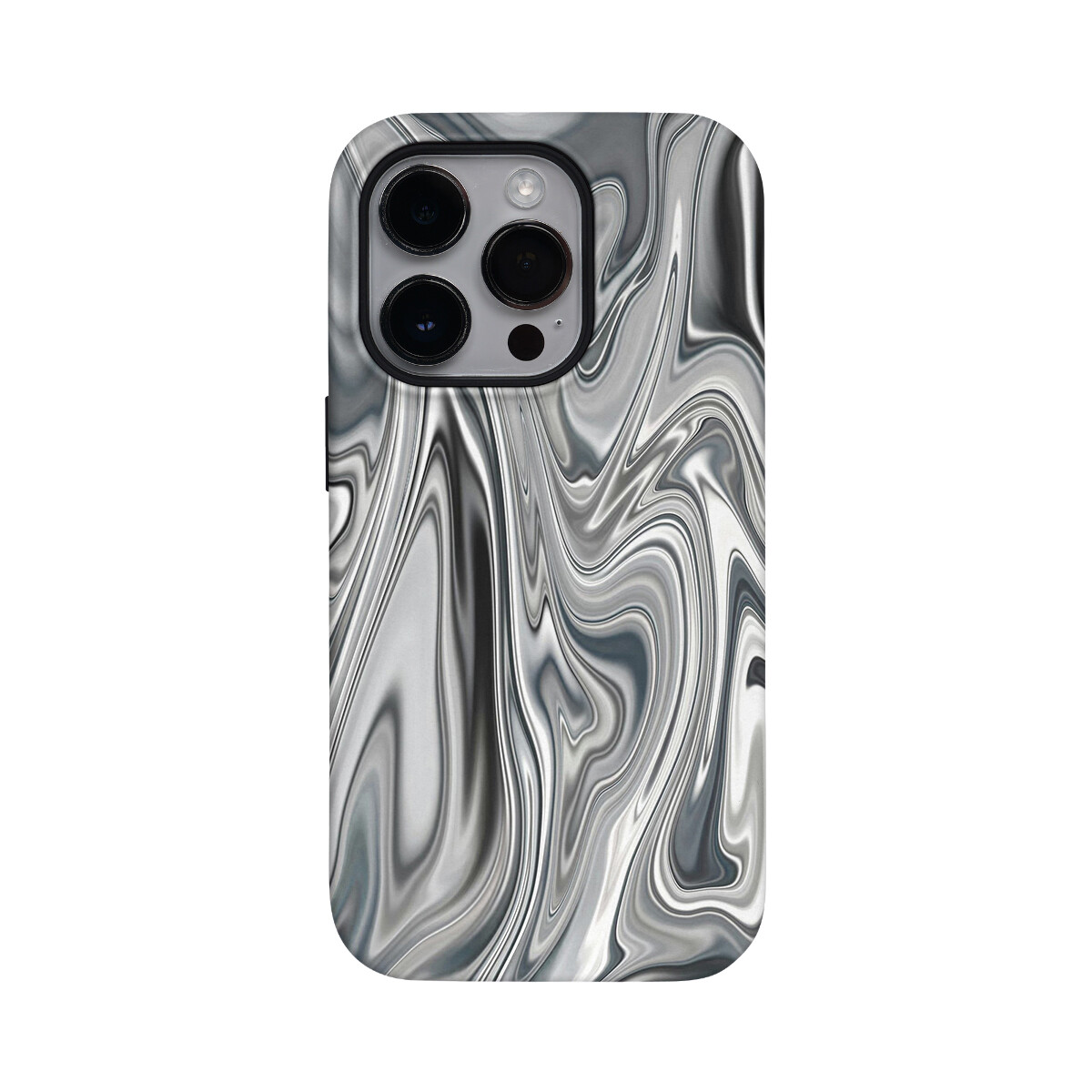 

Чехол для телефона Keshami, Silver ripple 2-in-1 anti-drop model