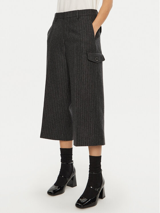 

Брюки прямого кроя FSO403.WV0048 Ami Paris, серый