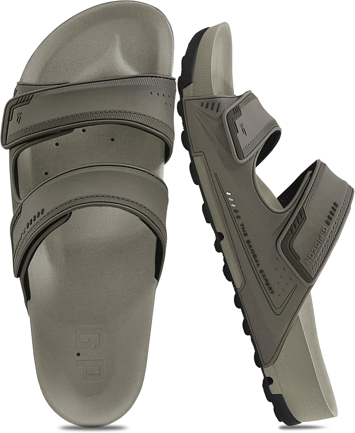 

Сандалии Gold Pigeon Shoes PIRO унисекс с ортопедической стелькой Orthoheel, высокоплотным гелем и подошвой с водоотведением, 1545 Moonrock