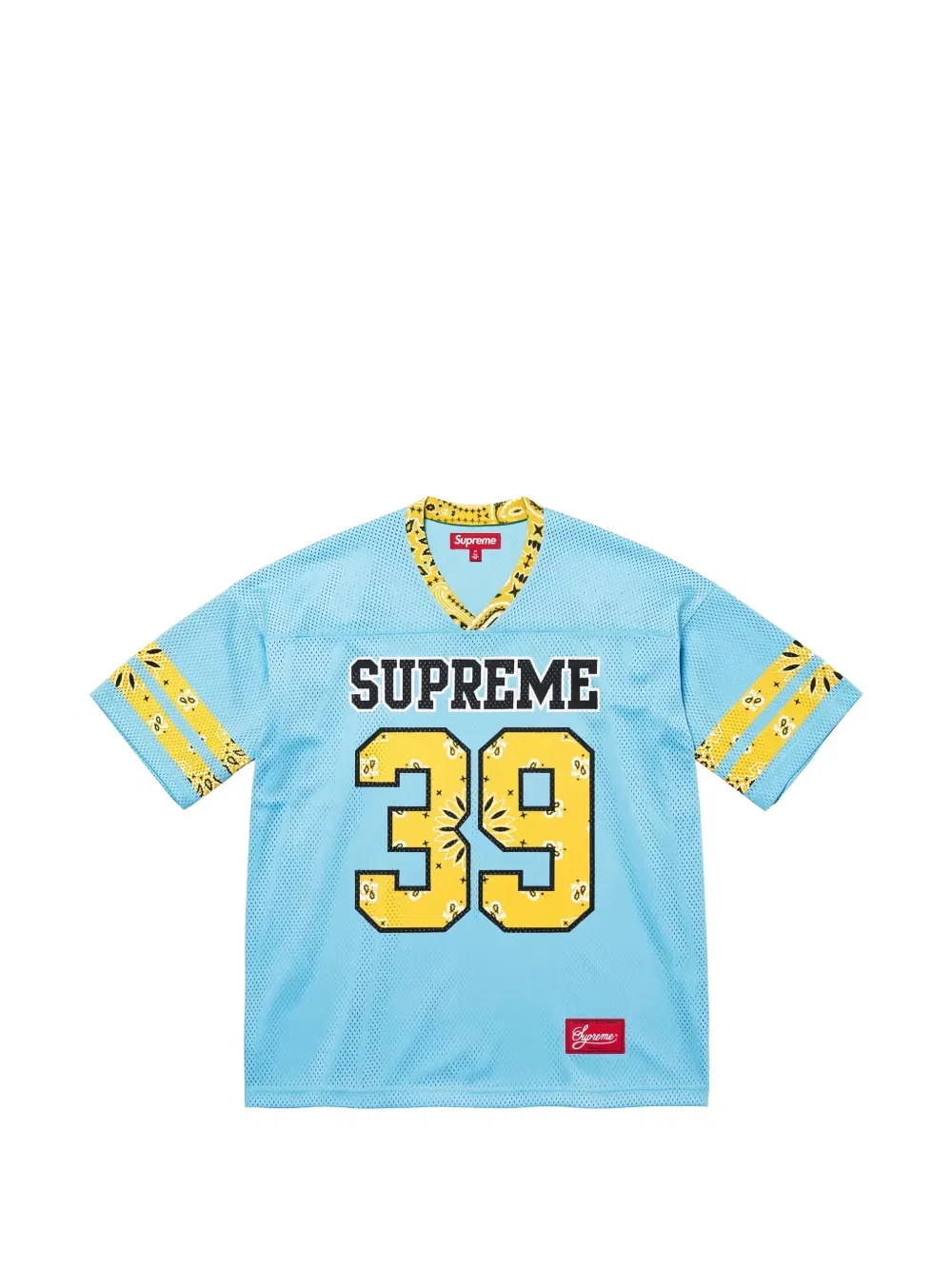 Футболка с банданой Supreme, синий