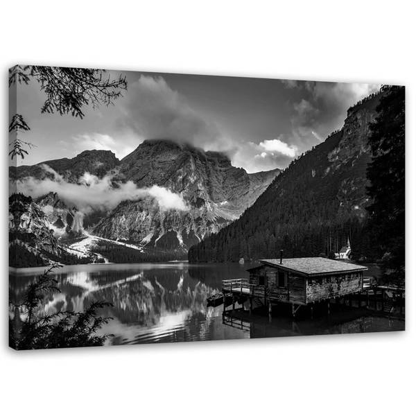 

Фреска Feeby Gebirge Landschaft Natur Alpen, черно-белый