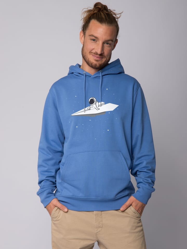 

Толстовка wat Apparel Sweatshirt Fly me to the moon, цвет Bright Blue