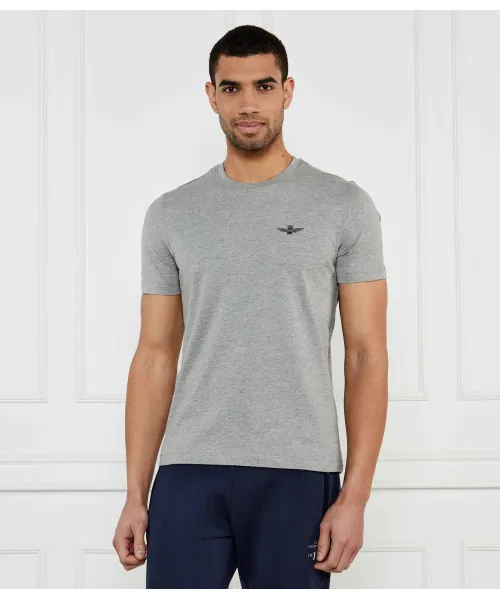 

Футболка Regular fit Aeronautica Militare, серый