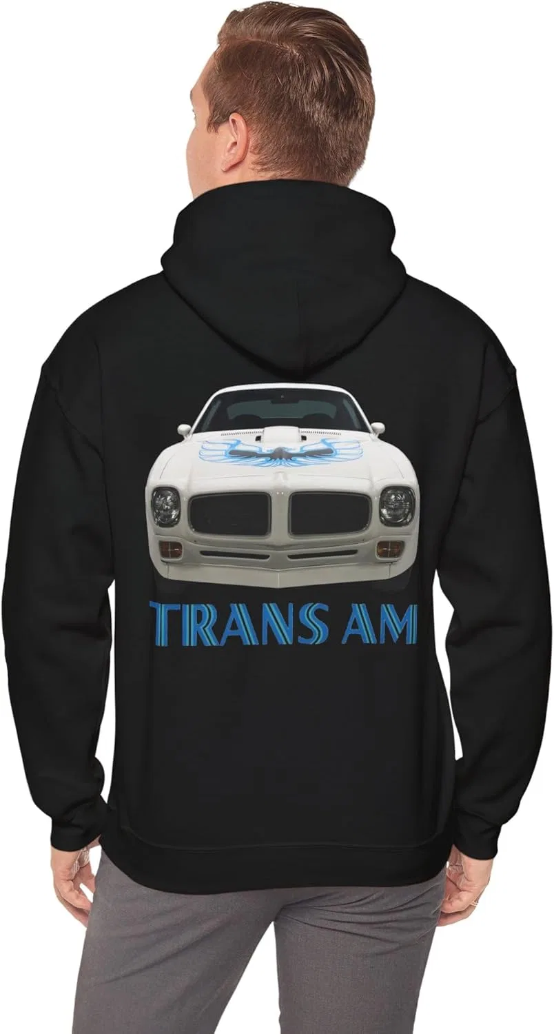 Толстовка 1973 Firebird Trans Am для автолюбителя, Nova, Corvette, Charger, классика, хот-род GENERIC, черный
