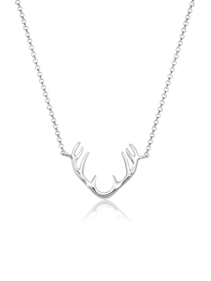 

Elli Колье из серебра 925 пробы с изображением оленя, северного оленя, традиционное серебряное украшение
