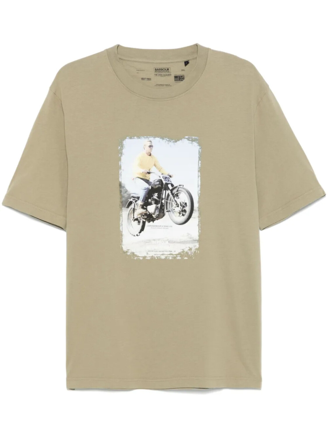

Barbour International футболка Coster SMQ, зеленый