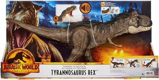 

Мир Юрского Периода Тираннозавр Рекс Мега Рев 53см Mattel