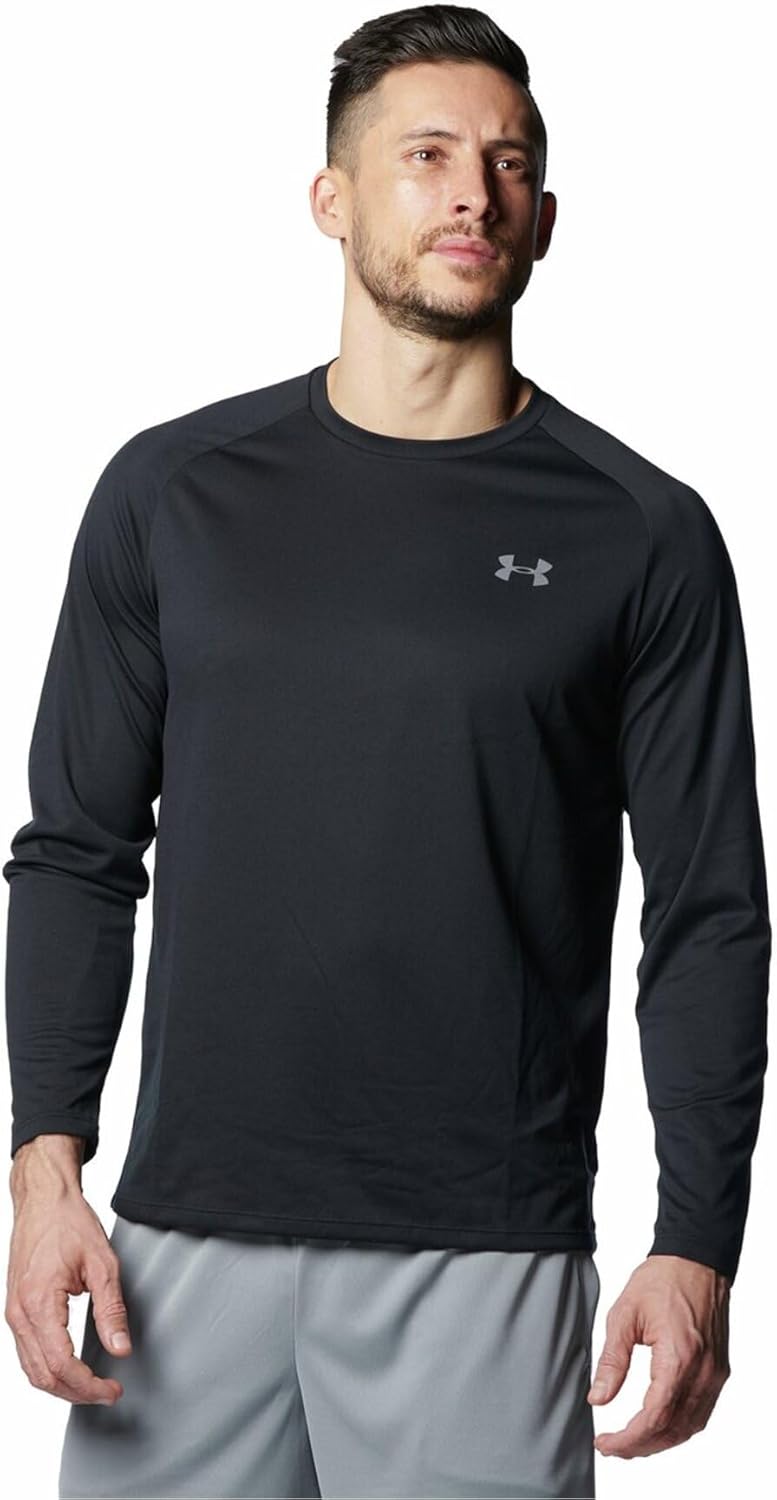 

Мужская тренировочная футболка с длинным рукавом UNDER ARMOUR UA Tech 2.0, черный