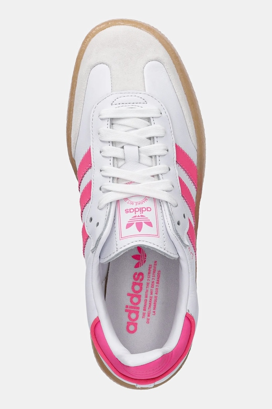 Кожаные кроссовки Sambae Adidas Originals, белый — фото 4