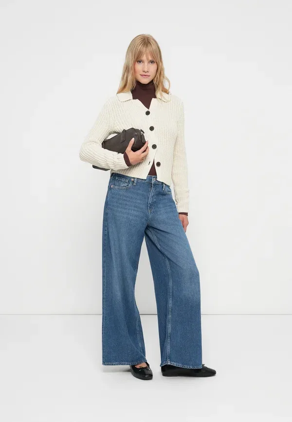 Джинсы Curvy baggy talia wide leg Gap, средняя стирка — фото 2