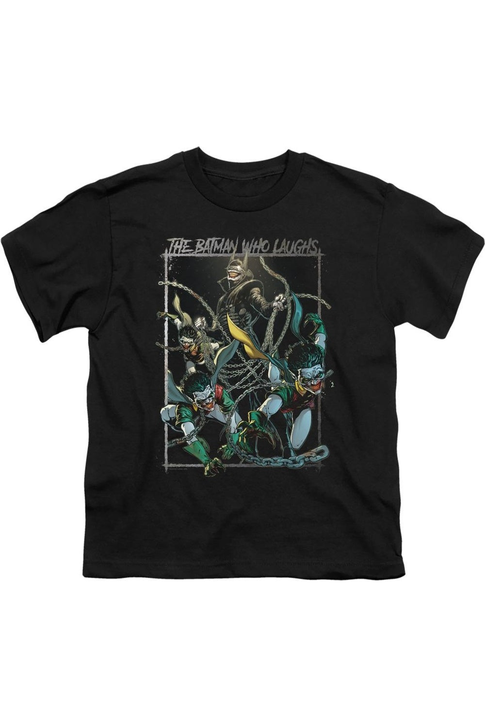 

Футболка с коротким рукавом Batman Who Laughs для детей Gildan, черный