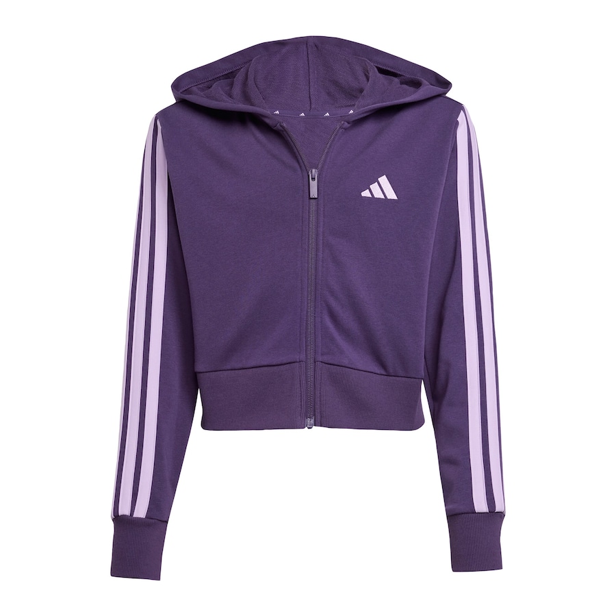 

Спортивная толстовка с капюшоном на молнии ADIDAS SPORTSWEAR Essentials, фиолетовый/сиреневый